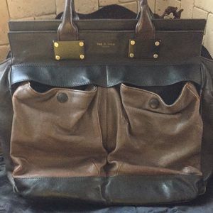 Rag & Bone pilot bag in mocha brown